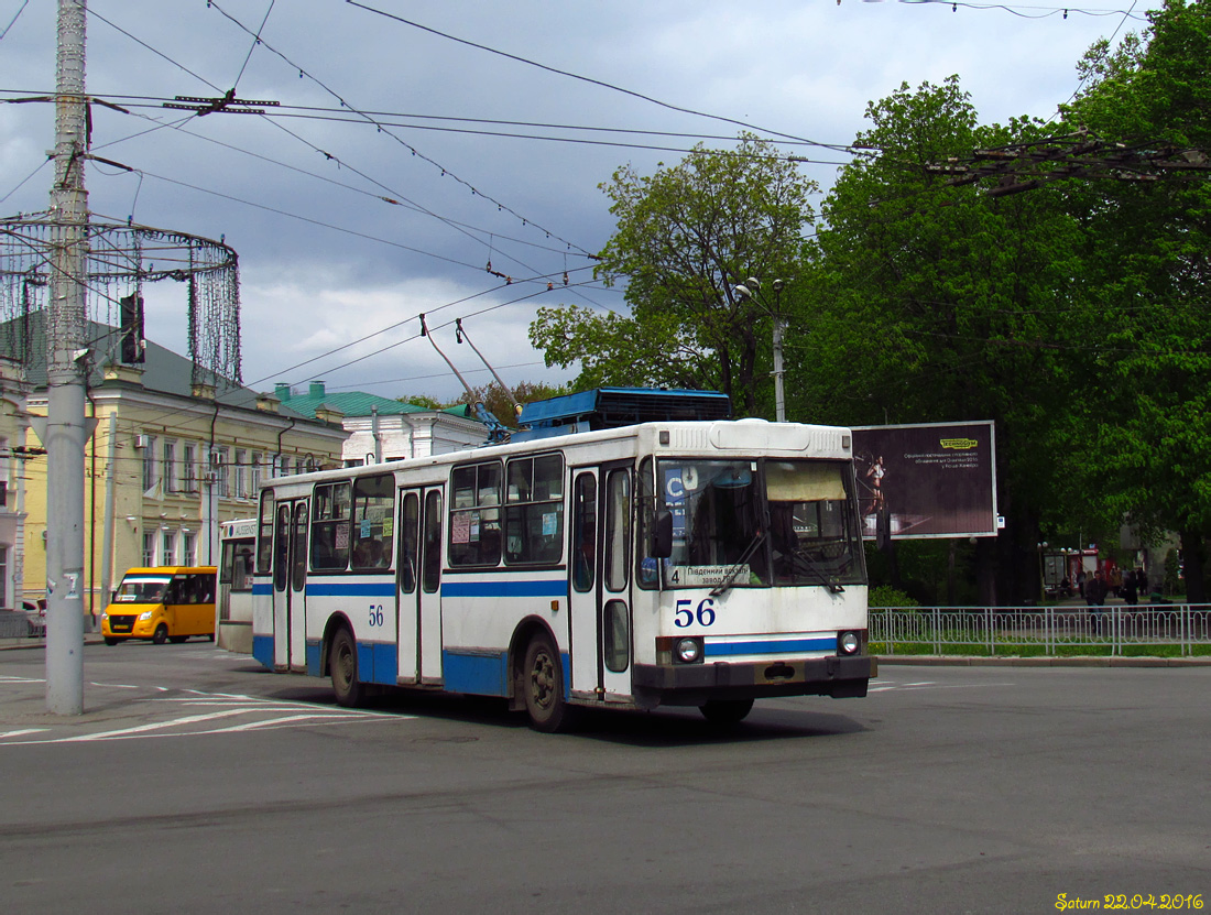 Полтава, ЮМЗ Т1Р (Т2П) № 56