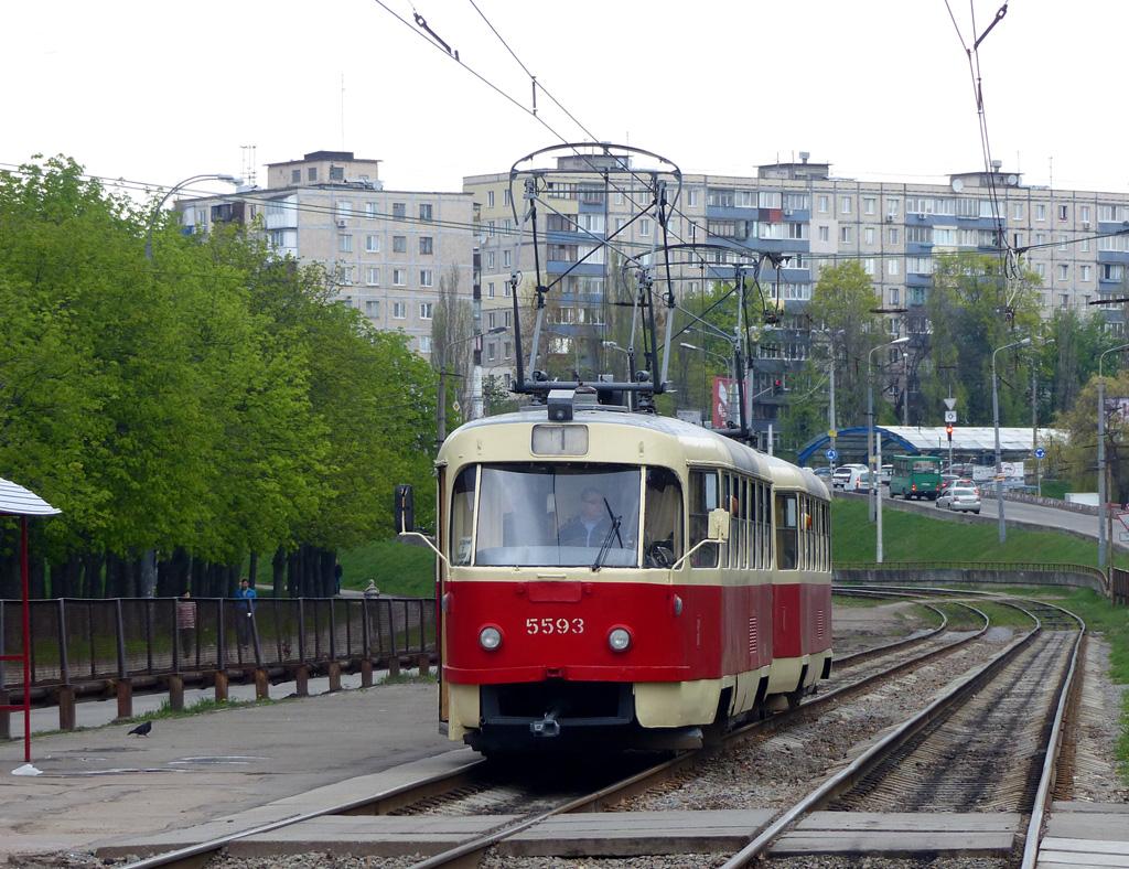 Киев, Tatra T3SU № 5593