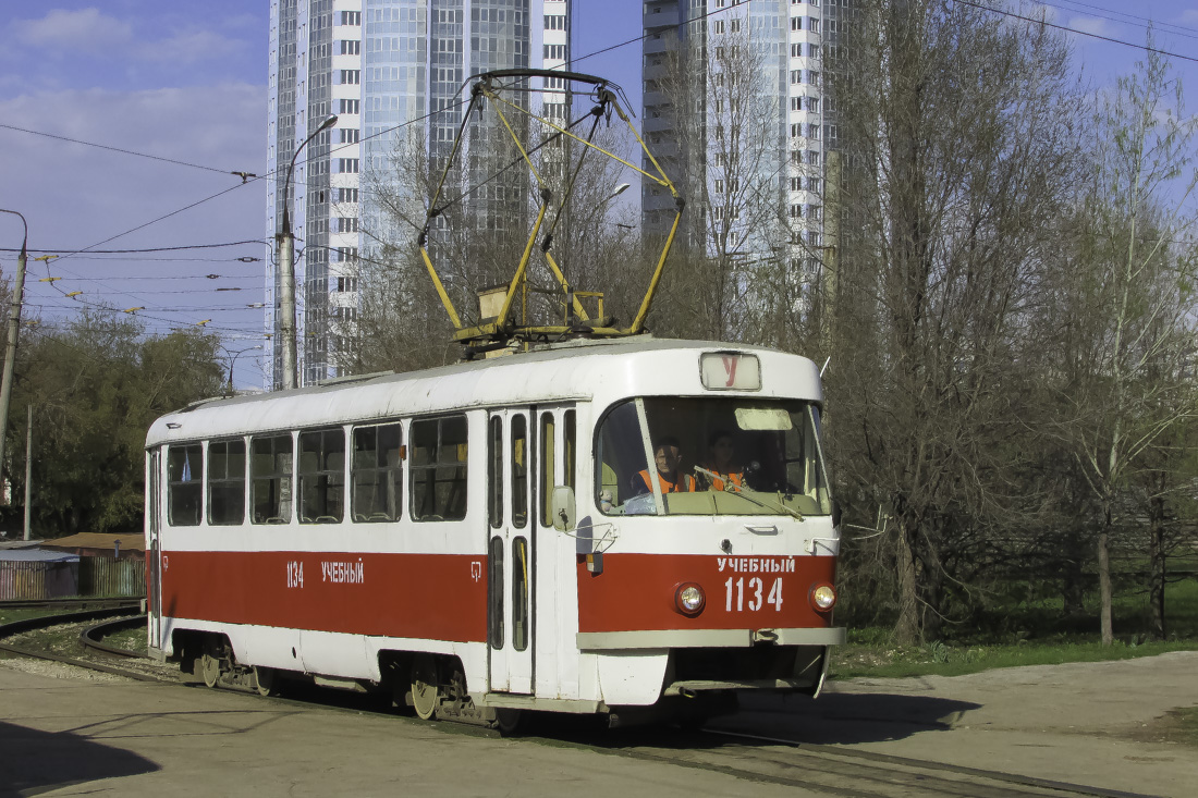 Самара, Tatra T3SU (двухдверная) № 1134; Самара — Конечные станции и кольца (трамвай)