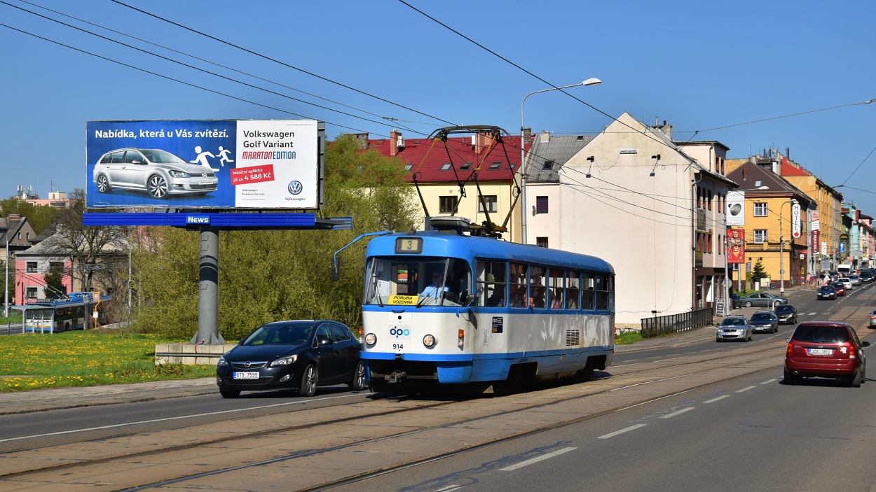 Острава, Tatra T3SUCS № 914