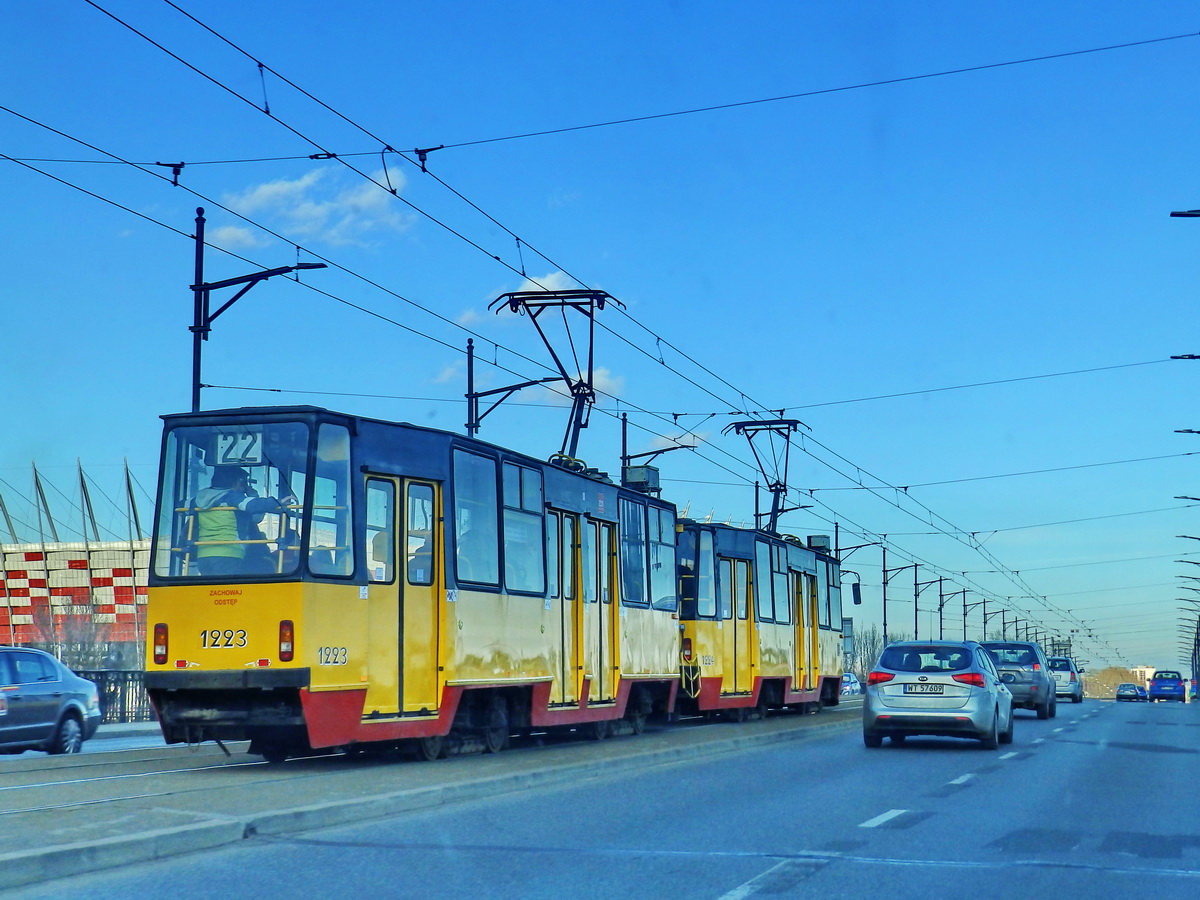 Warsaw, Konstal 105Na Br. 1223