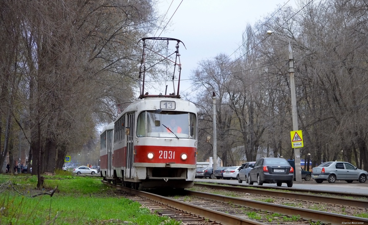 Самара, Tatra T3SU (двухдверная) № 2031