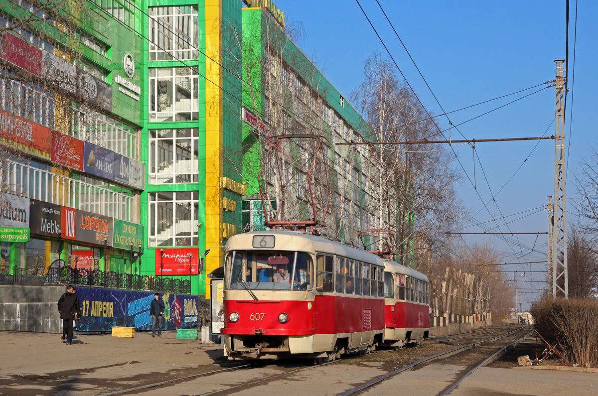 Екатеринбург, Tatra T3SU № 607