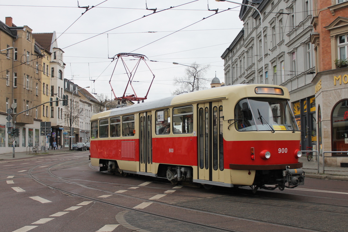 Галле, Tatra T4D-Z № 900; Галле — Юбилей: 125 лет электрических трамваев в Галле (17.04.2016)