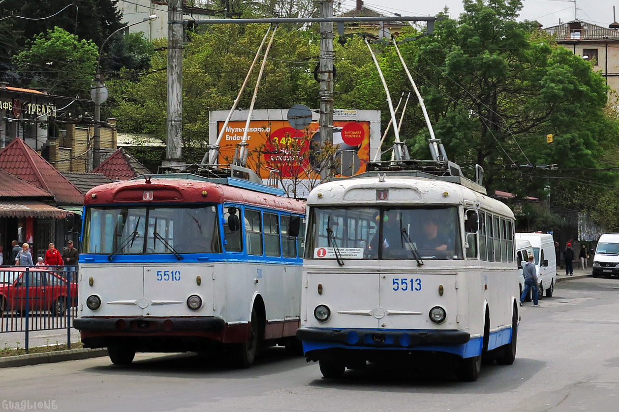Крымский троллейбус, Škoda 9Tr19 № 5513