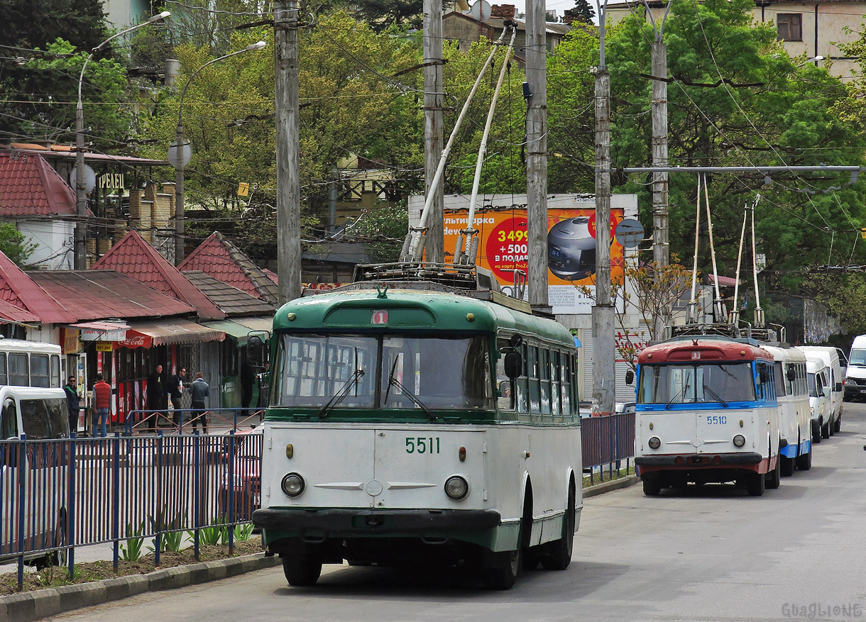 Крымский троллейбус, Škoda 9Tr19 № 5511