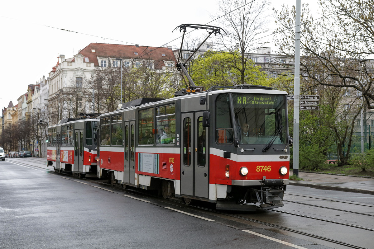 Прага, Tatra T6A5 № 8746