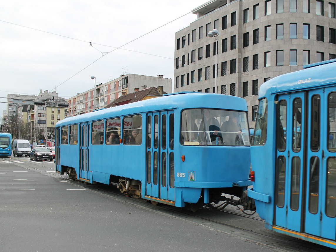 Zagreba, Tatra B4YU № 865