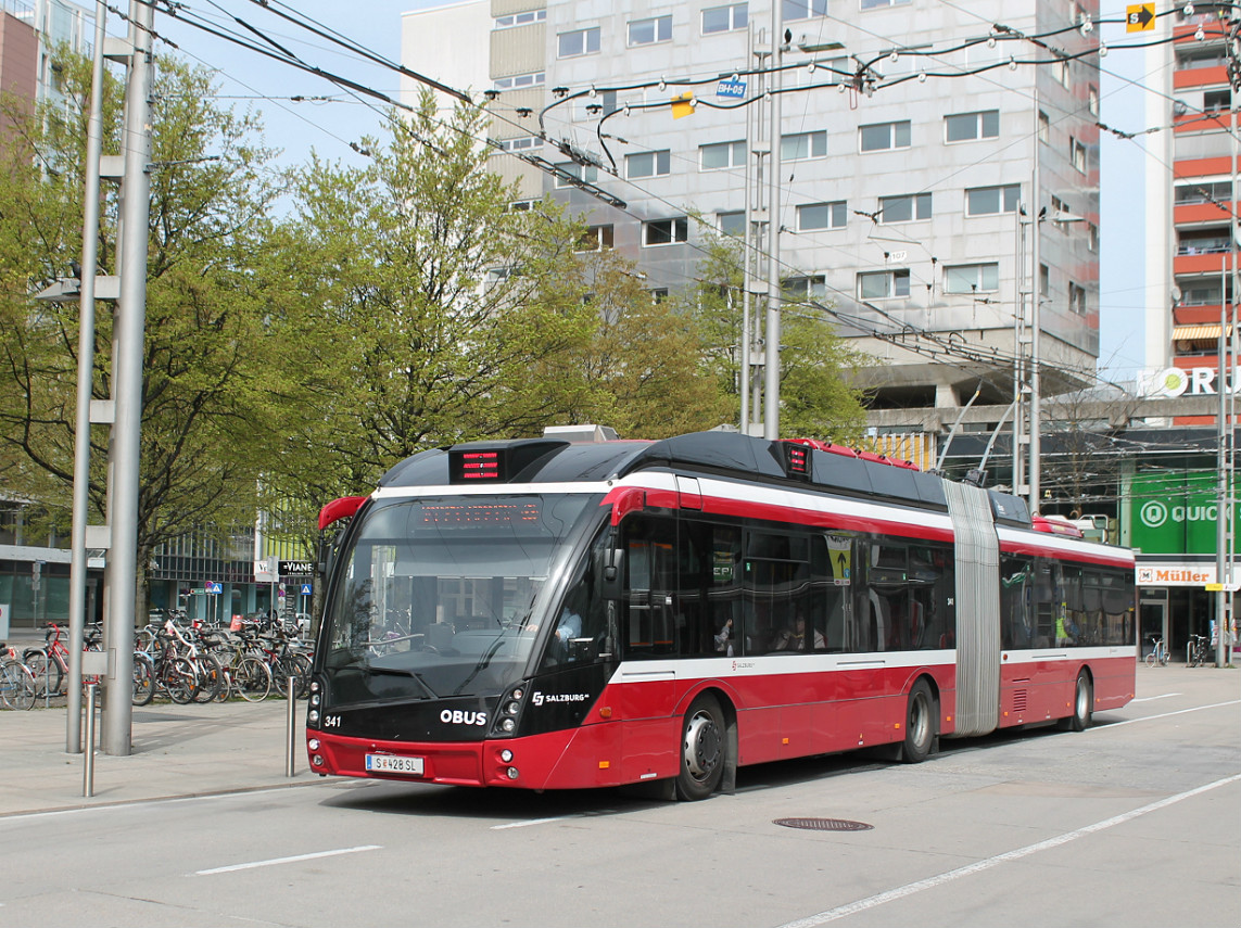 Salzburg, Solaris Trollino III 18 AC MetroStyle Nr. 341
