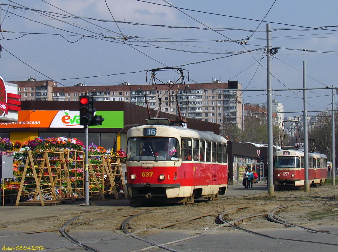 Харьков, Tatra T3SUCS № 637