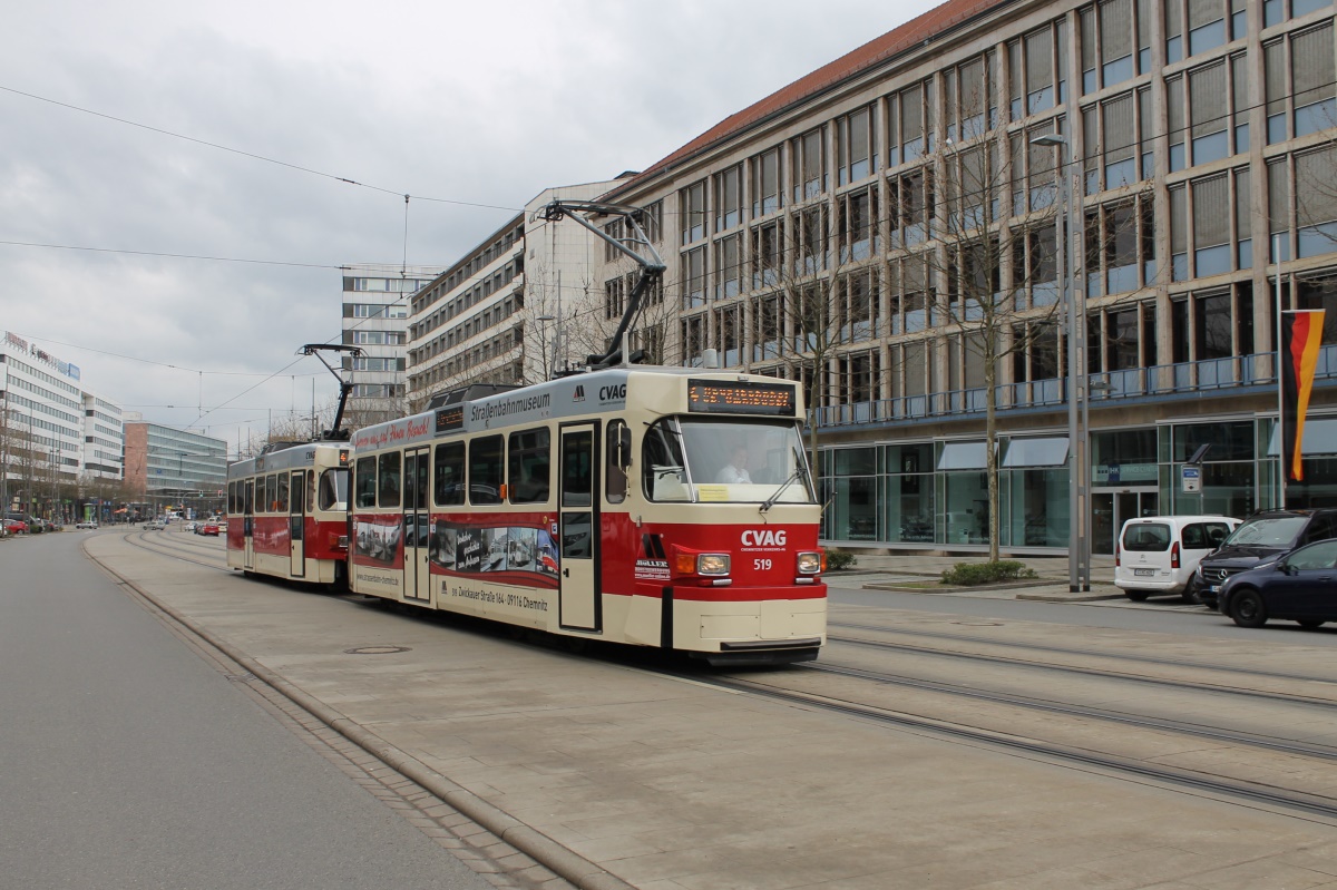 Хемниц, Tatra T3DM № 519