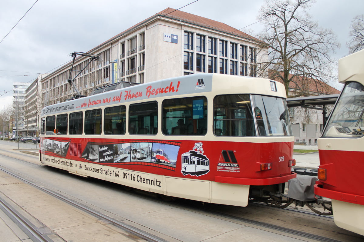 Хемниц, Tatra T3DM № 519
