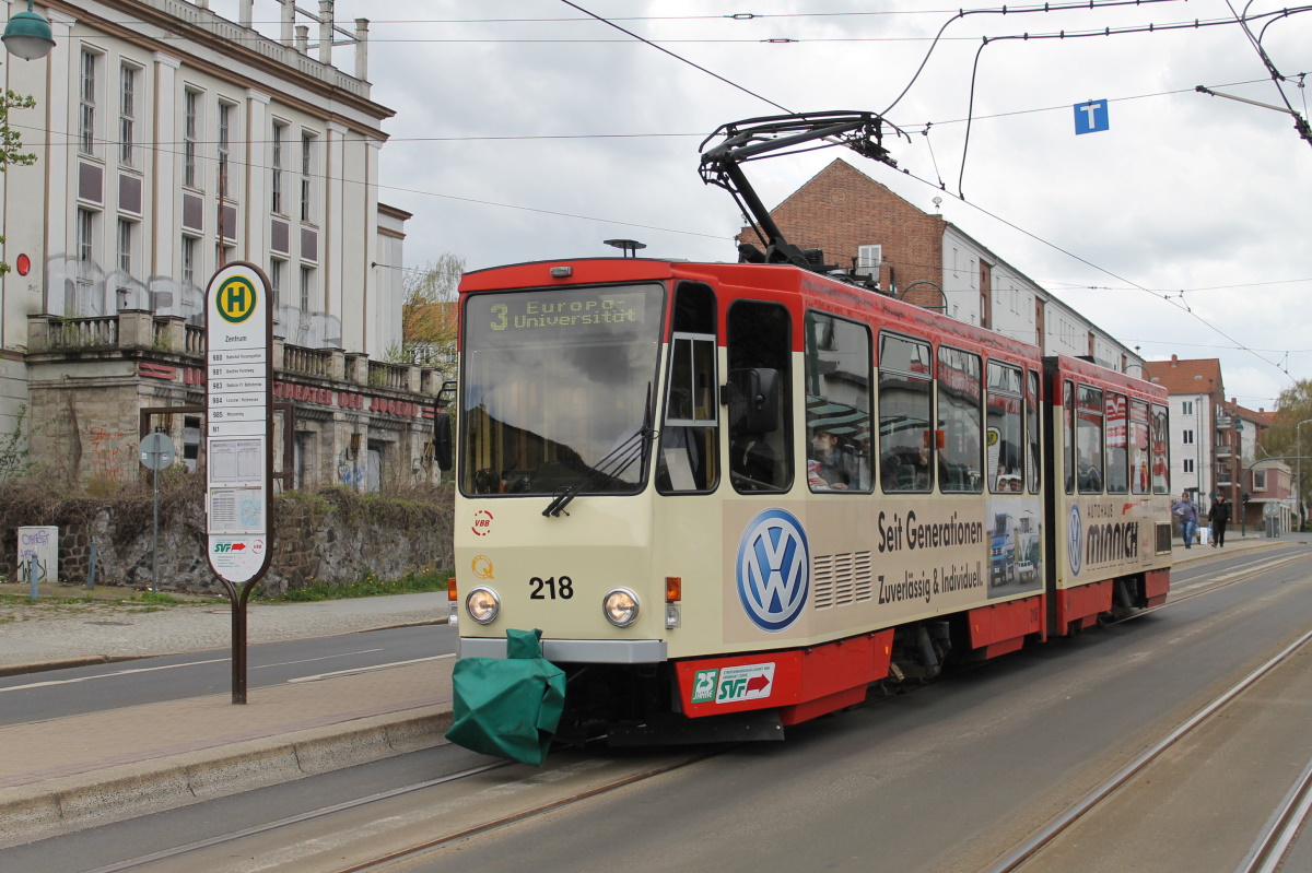 Франкфурт-на-Одере, Tatra KT4DM № 218 Франкфурт-на-Одере, Tatra KT4DM № 218