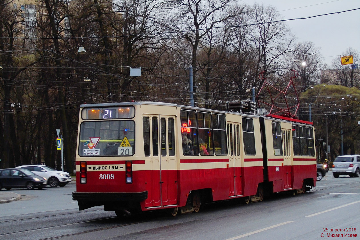 Санкт-Петербург, ЛВС-86К № 3008