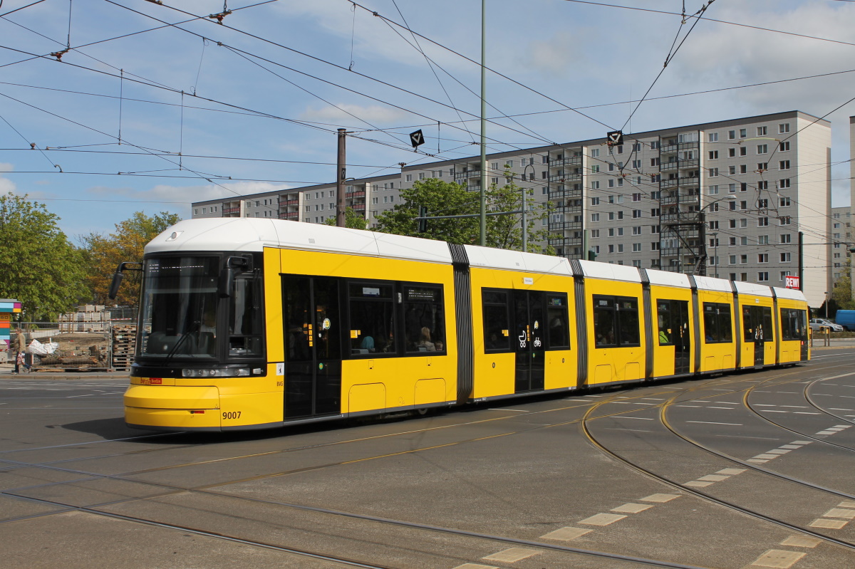 Берлин, Bombardier Flexity Berlin (GT8-08ZR/F8Z) № 9007