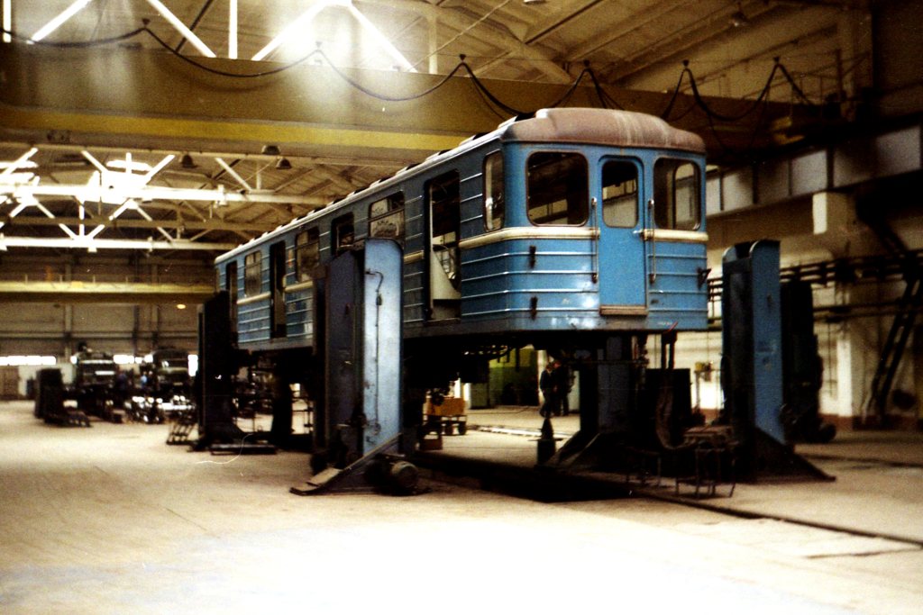 Novosibirsk, 81-714 (LVZ) Nr. 7845; Novosibirsk — Eltsovskoe Yard; Novosibirsk — Metro — unidentified cars