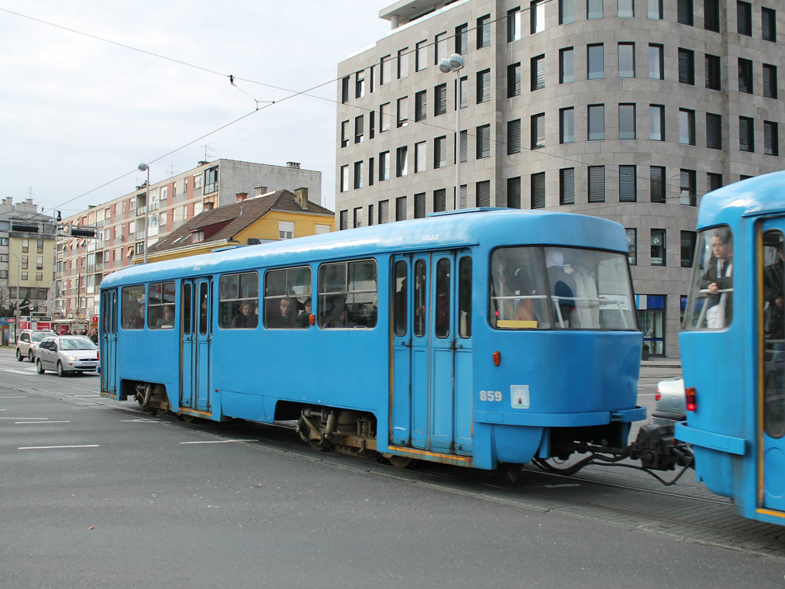 Загреб, Tatra B4YU № 859
