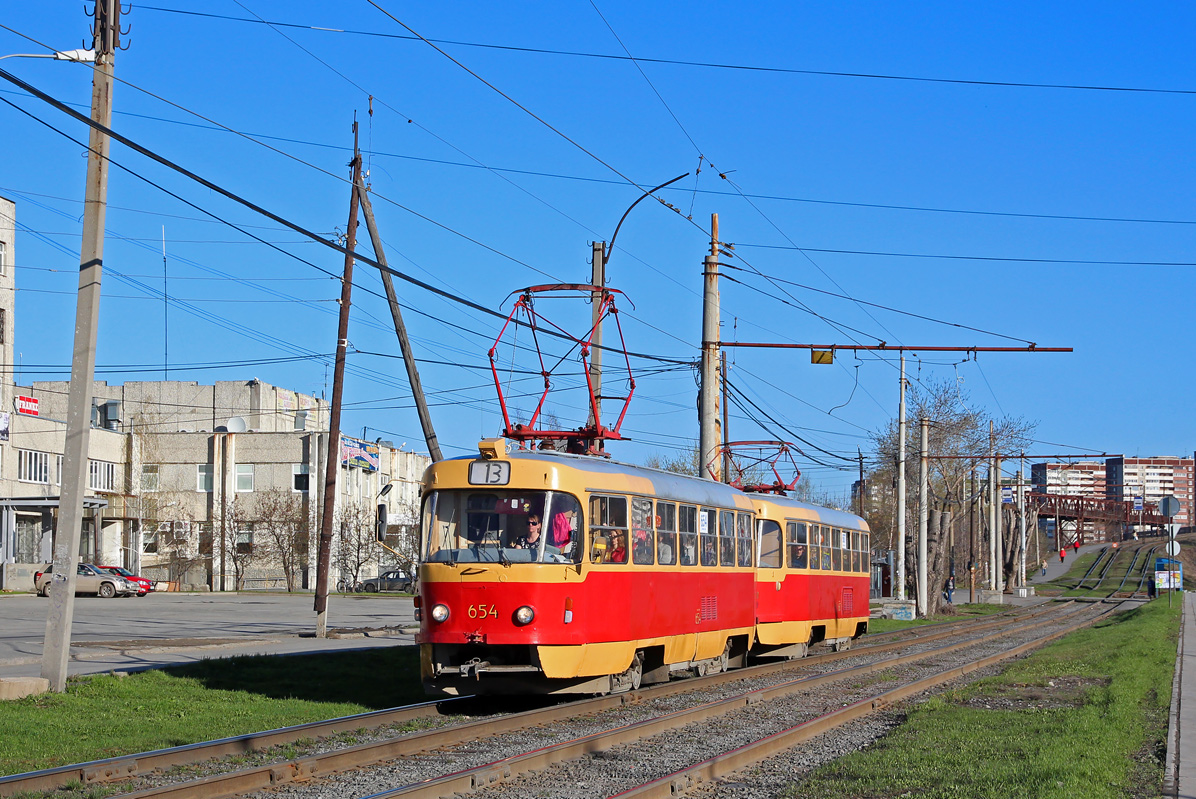 Iekaterinbourg, Tatra T3SU N°. 654