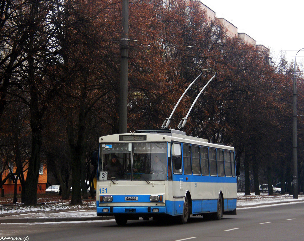 Ровно, Škoda 14Tr08/6 № 151