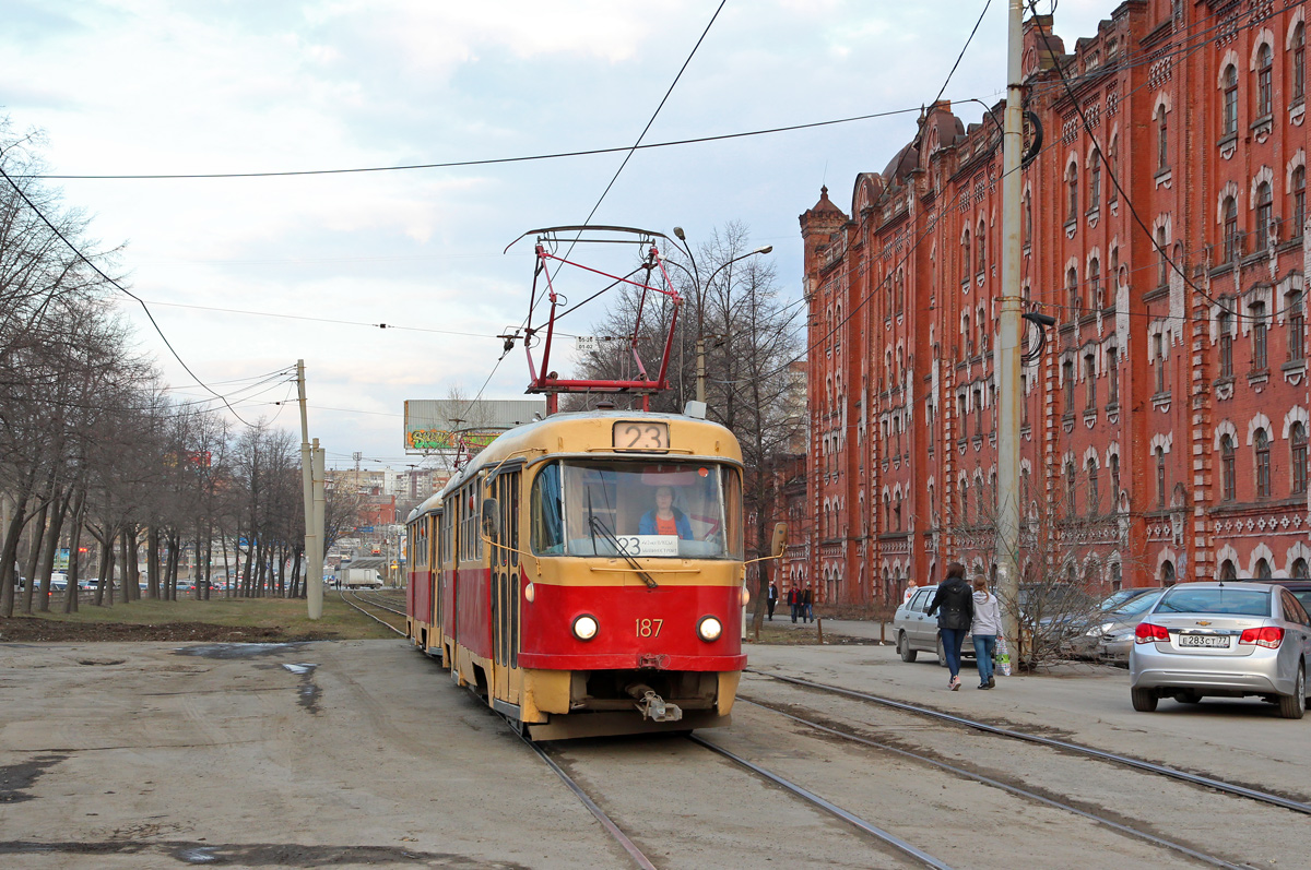 Екатеринбург, Tatra T3SU № 187