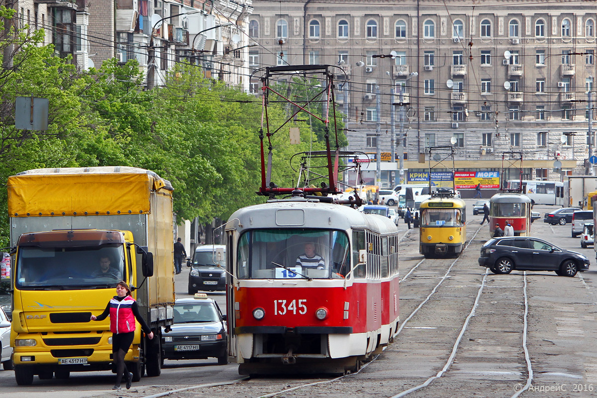 Днепр, Tatra T3SU № 1345