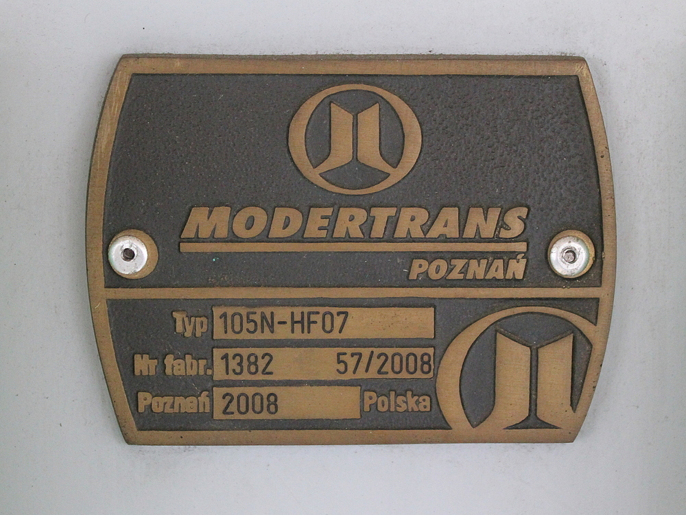 Poznan, Konstal 105N-Alfa HF07 Nr. 228