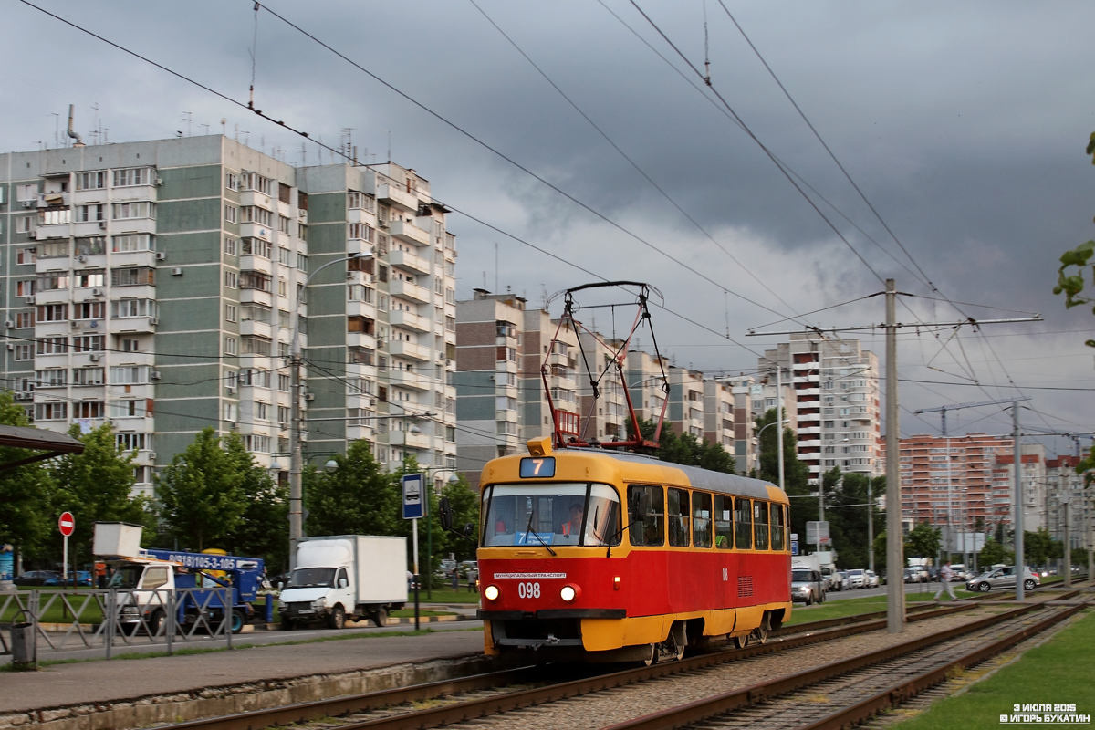 Краснодар, Tatra T3SU № 098
