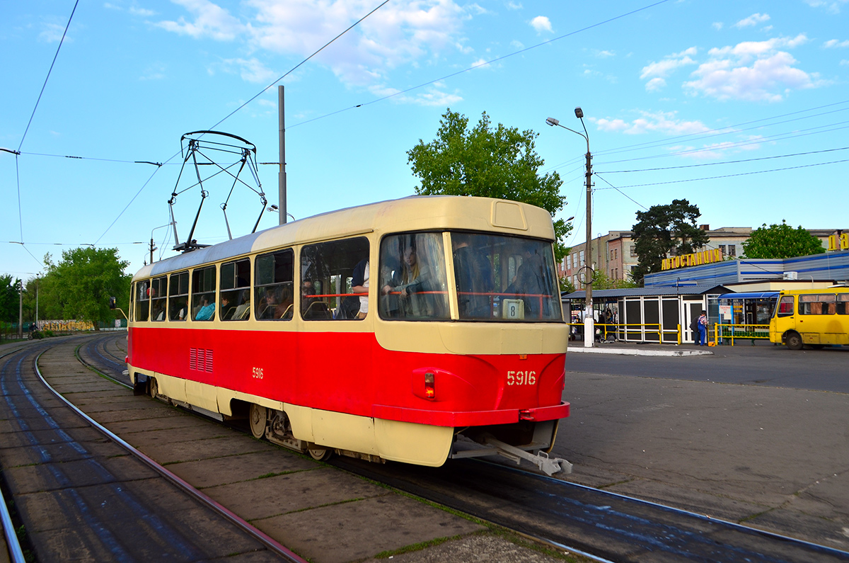 Киев, Tatra T3P № 5916