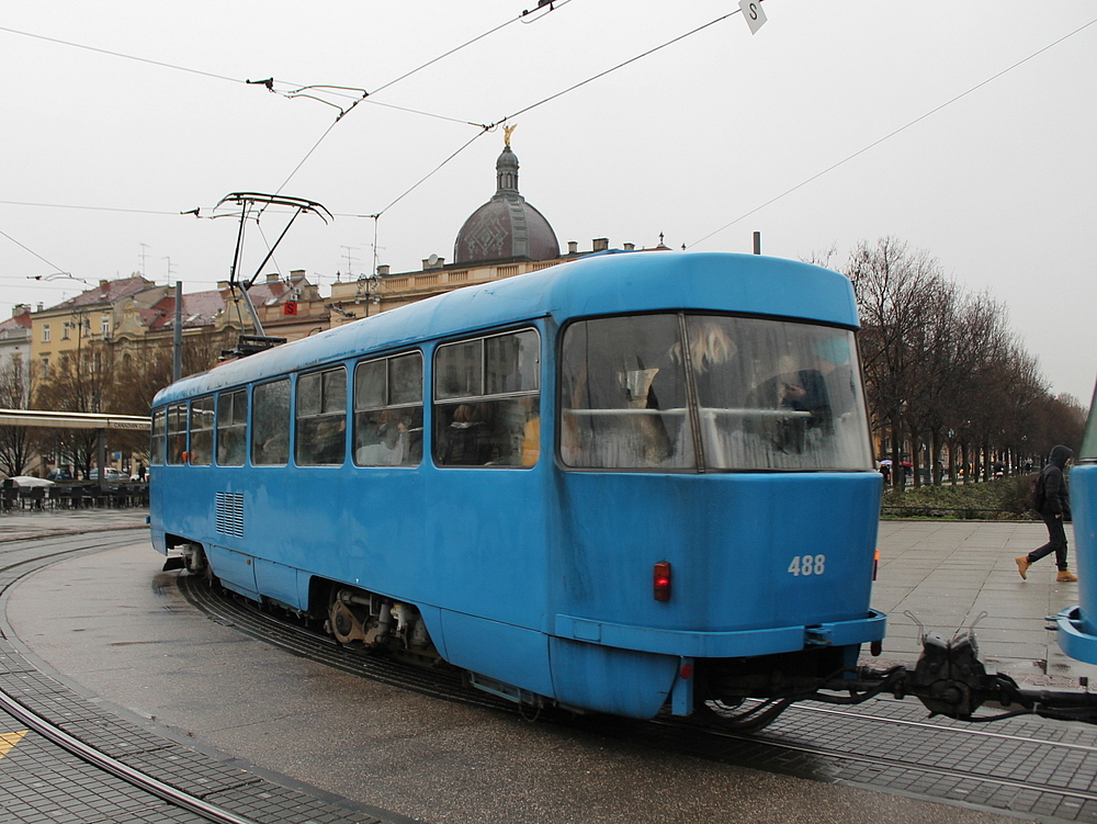 Záhreb, Tatra T4YU č. 488