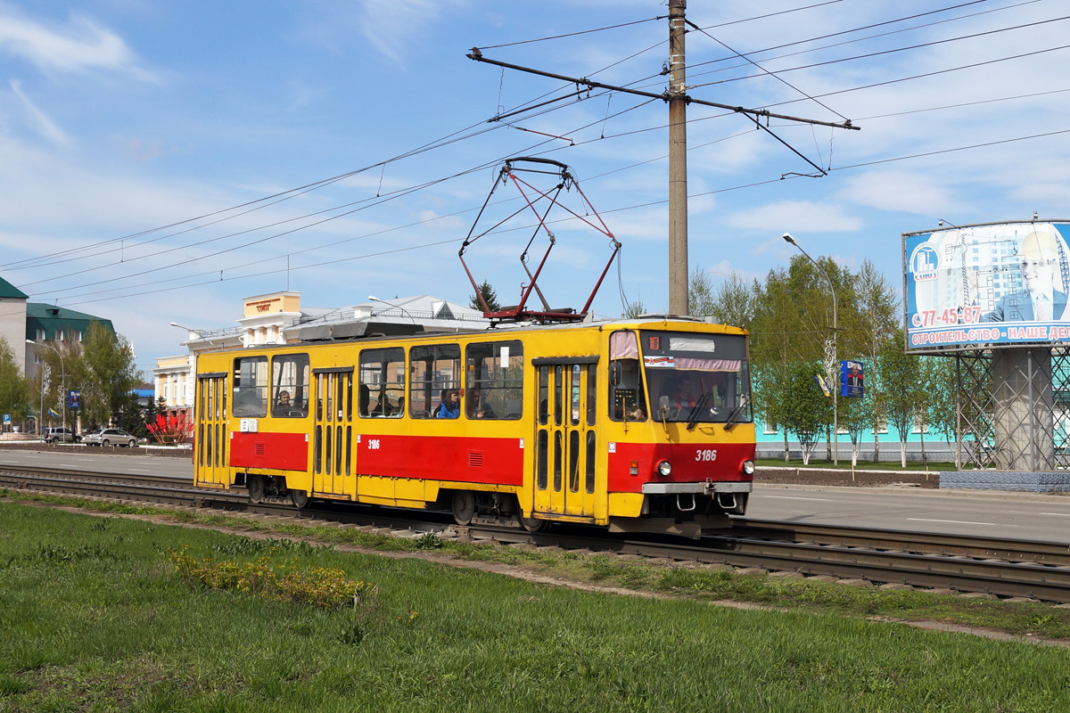 Барнаул, Tatra T6B5SU № 3186