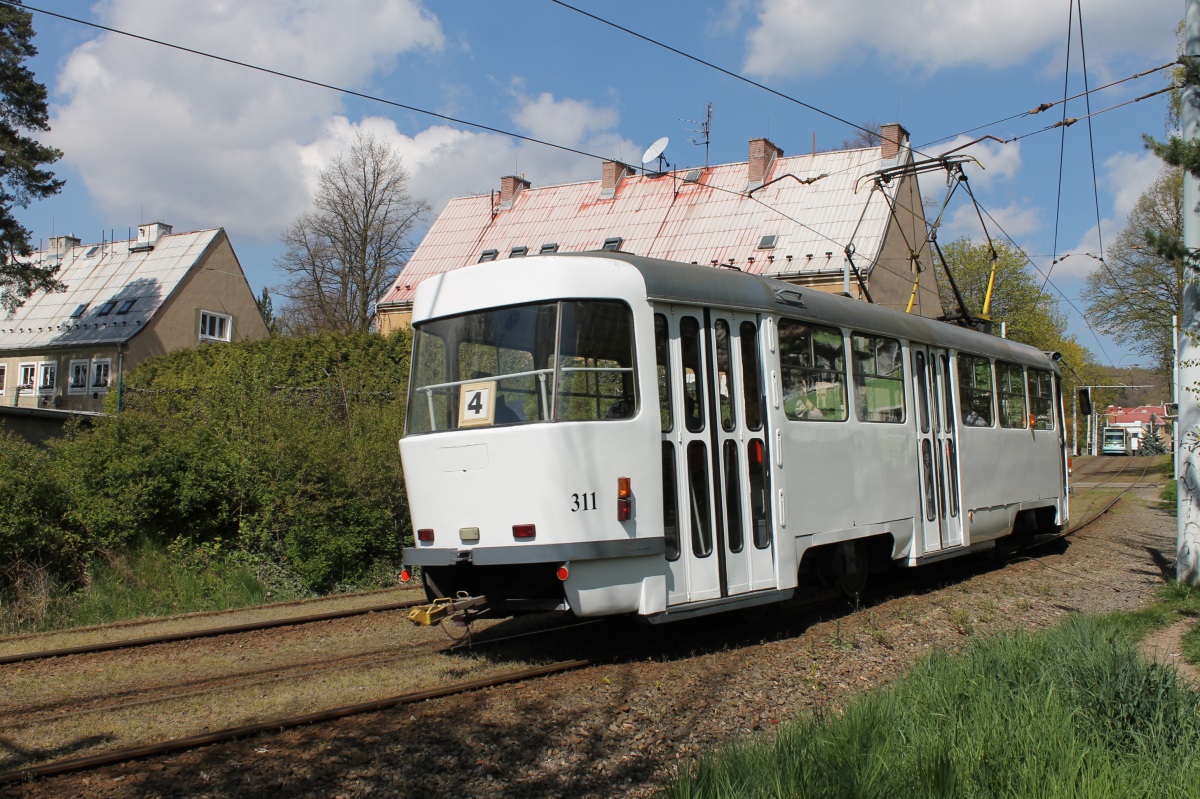 Мост ― Литвинов, Tatra T3M.3 № 311