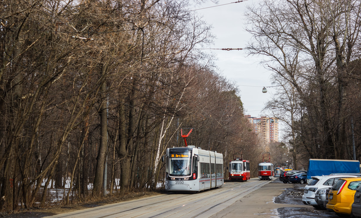 Москва, 71-414 (Pesa Fokstrot) № 3550 Москва, 71-414 (Pesa Fokstrot) № 3550