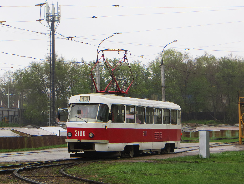 Самара, Tatra T3SU № 2100; Самара — Конечные станции и кольца (трамвай)