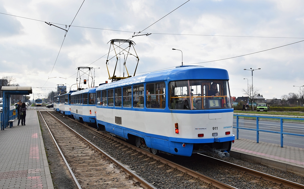 Острава, Tatra T3SUCS № 911