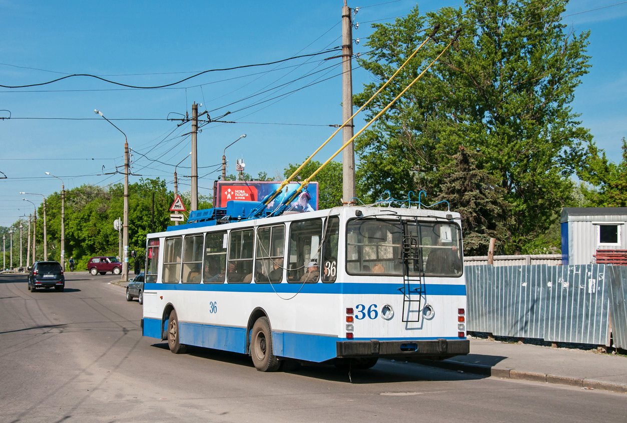 Полтава, ЮМЗ Т1Р (Т2П) № 36