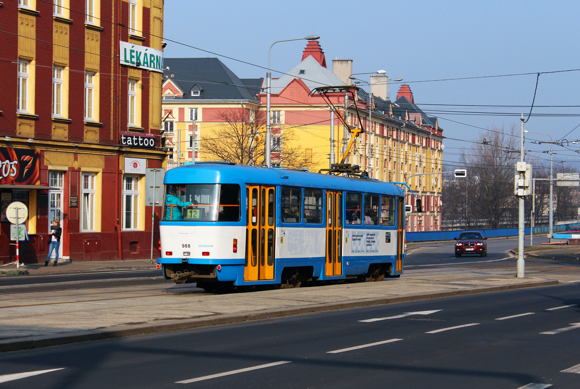 Острава, Tatra T3G № 988