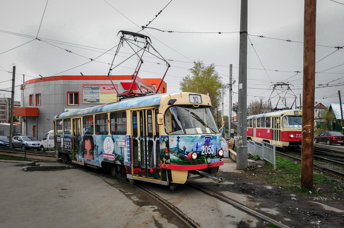 Іжевськ, Tatra T3SU мод. Ижевск № 2055