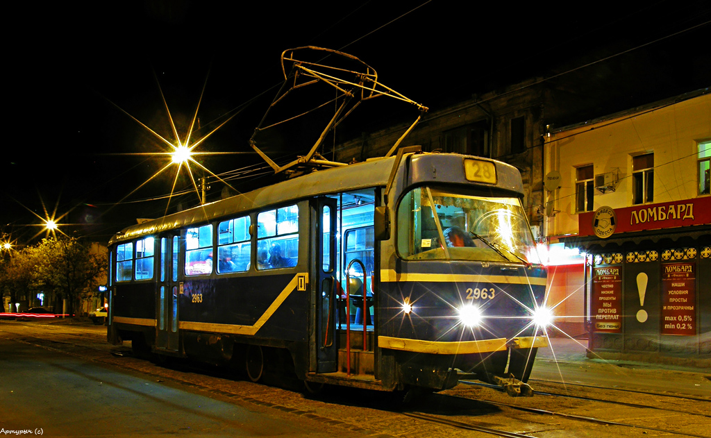 Одесса, Tatra T3R.P № 2963