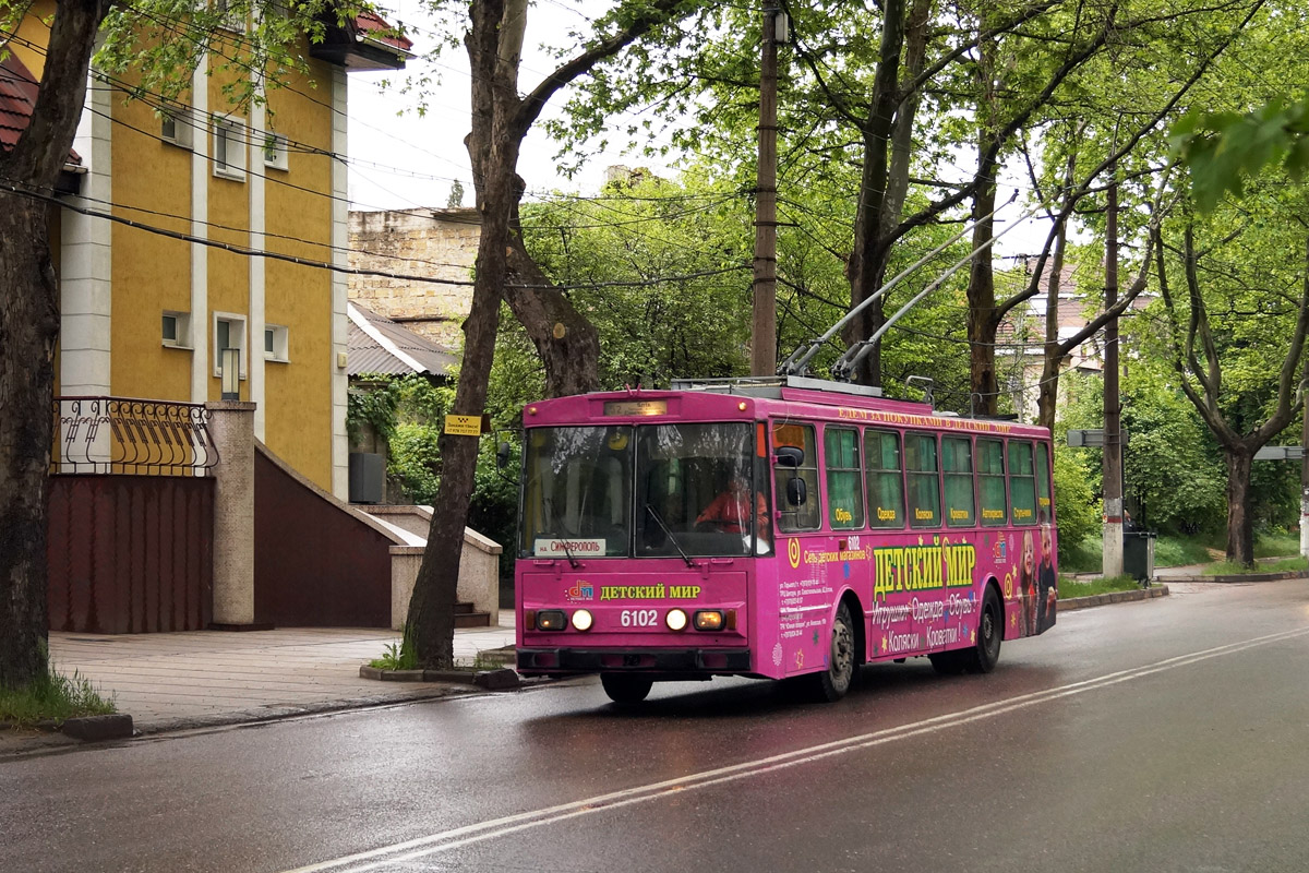 Крымский троллейбус, Škoda 14Tr89/6 № 6102
