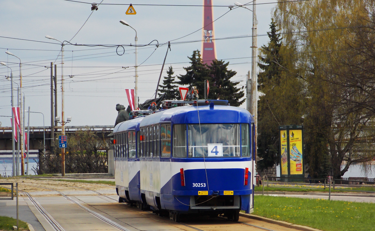Рига, Tatra T3A № 30253