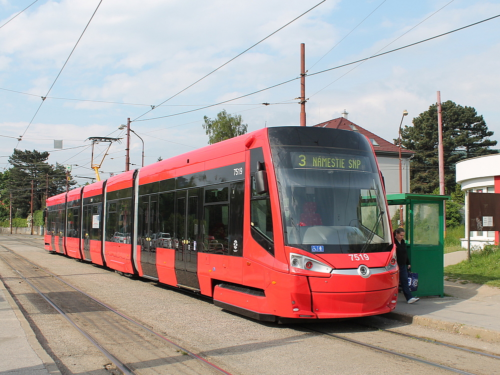 Братислава, Škoda 30T ForCity Plus № 7519 Братислава, Škoda 30T ForCity Plus № 7519