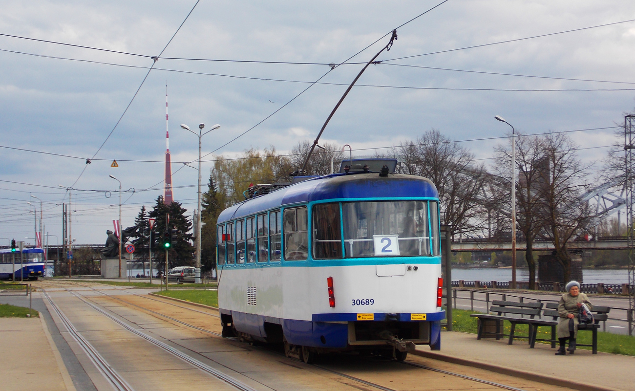 Рига, Tatra T3A № 30689
