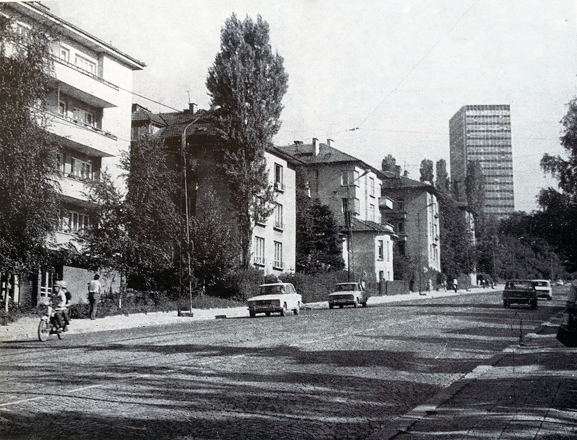 София — Исторически снимки — Трамвайна инфраструктура (1945–1989)
