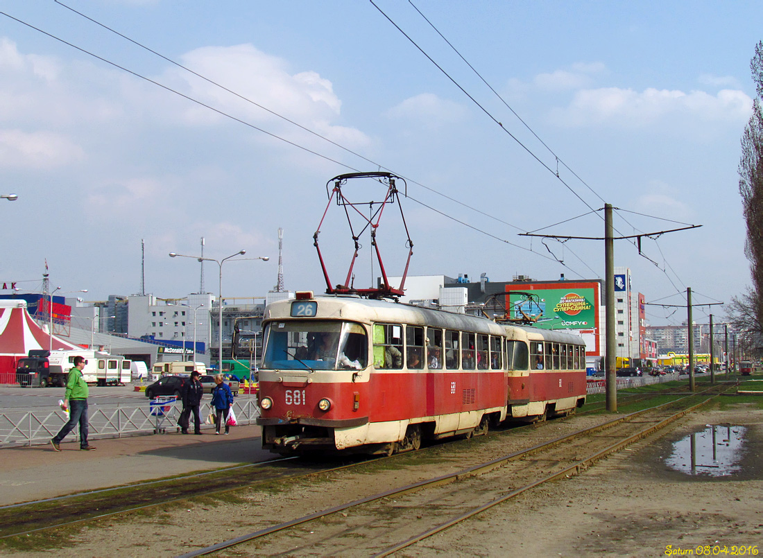 Харьков, Tatra T3SU № 681 Харьков, Tatra T3SU № 681