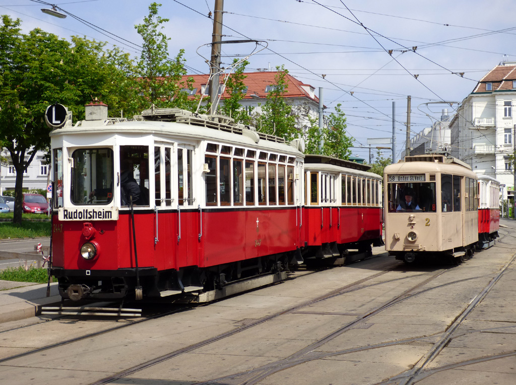 Відень, Simmering Type K № 2447; Відень — 245. поездка VEF — 06.05.2016. Відень, Simmering Type K № 2447; Відень — 245. поездка VEF — 06.05.2016.