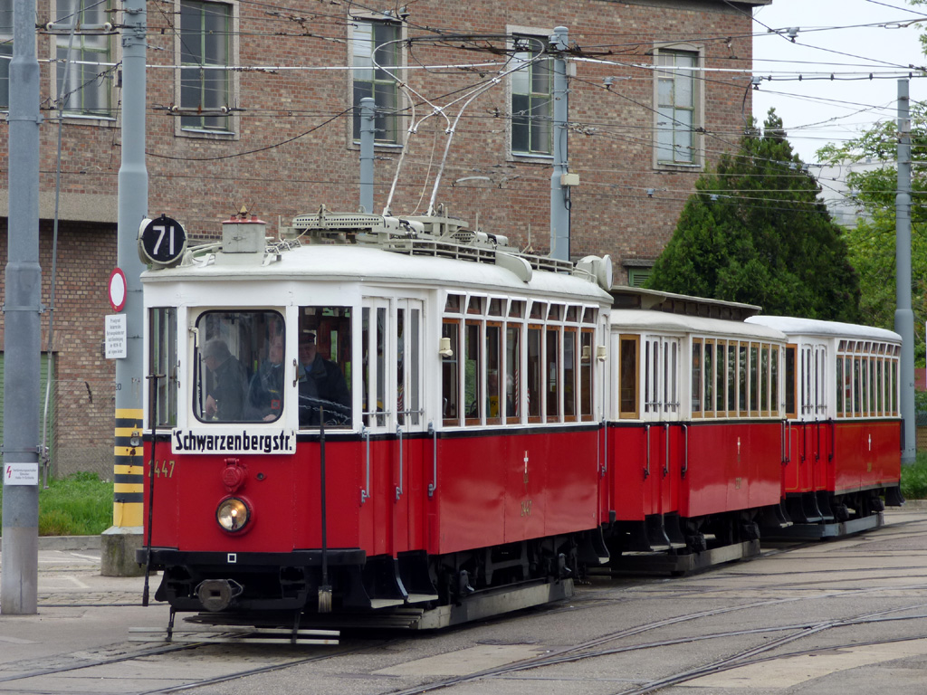 Вена, Simmering Type K № 2447; Вена — 245-я поездка VEF — 06.05.2016