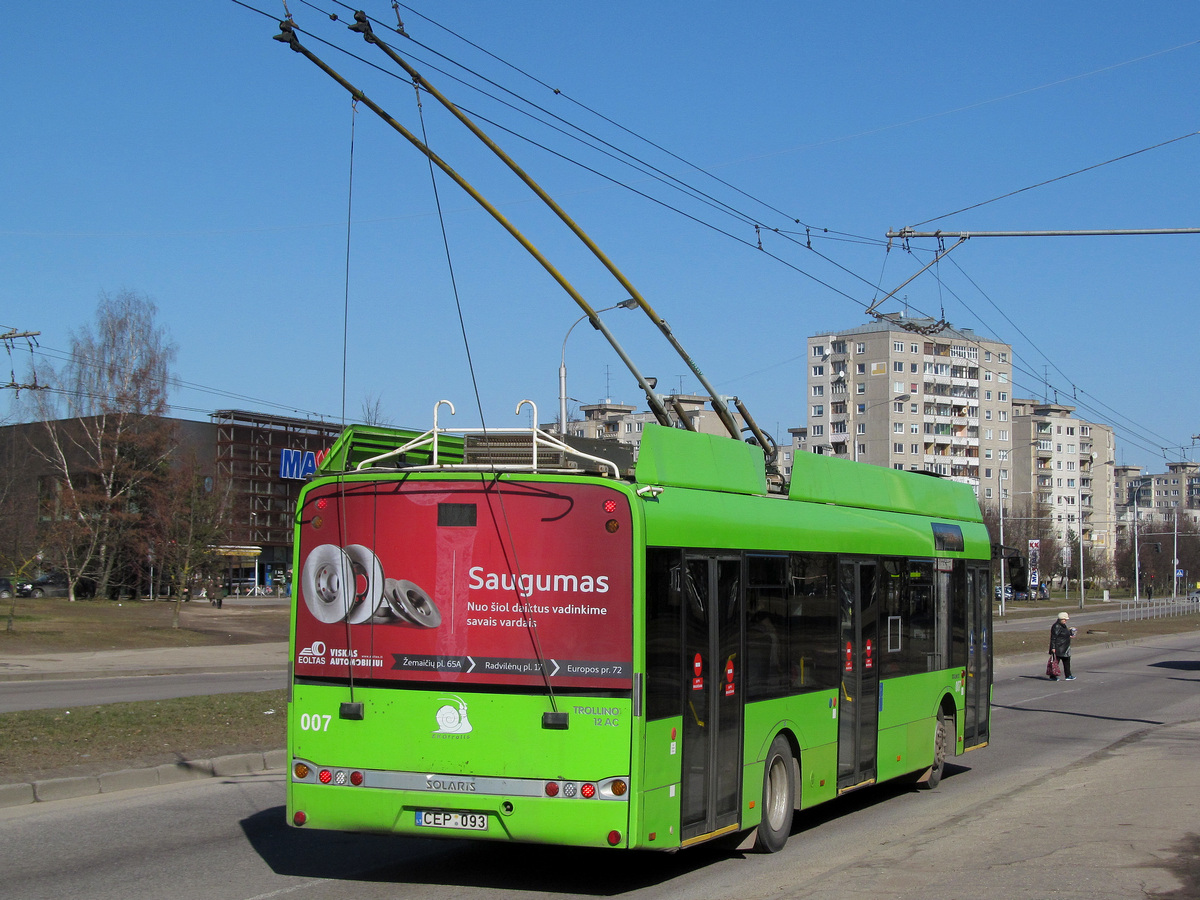 Каунас, Solaris Trollino III 12 AC № 007