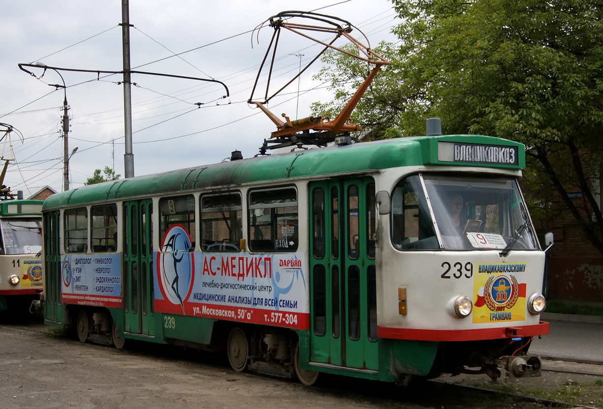 Владикавказ, Tatra T4DM № 239