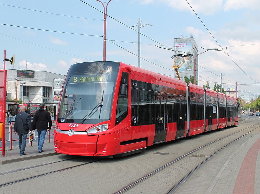 Братислава, Škoda 30T ForCity Plus № 7524