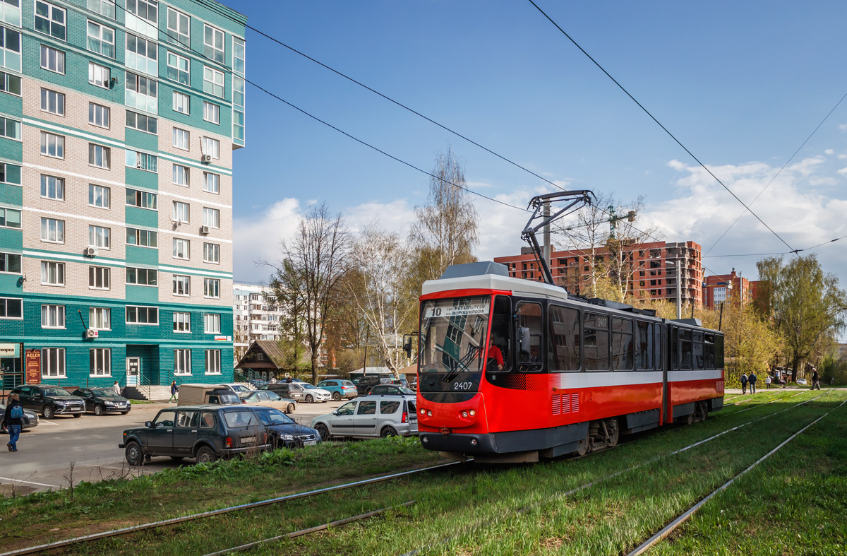 Ижевск, Tatra KT4DM № 2407